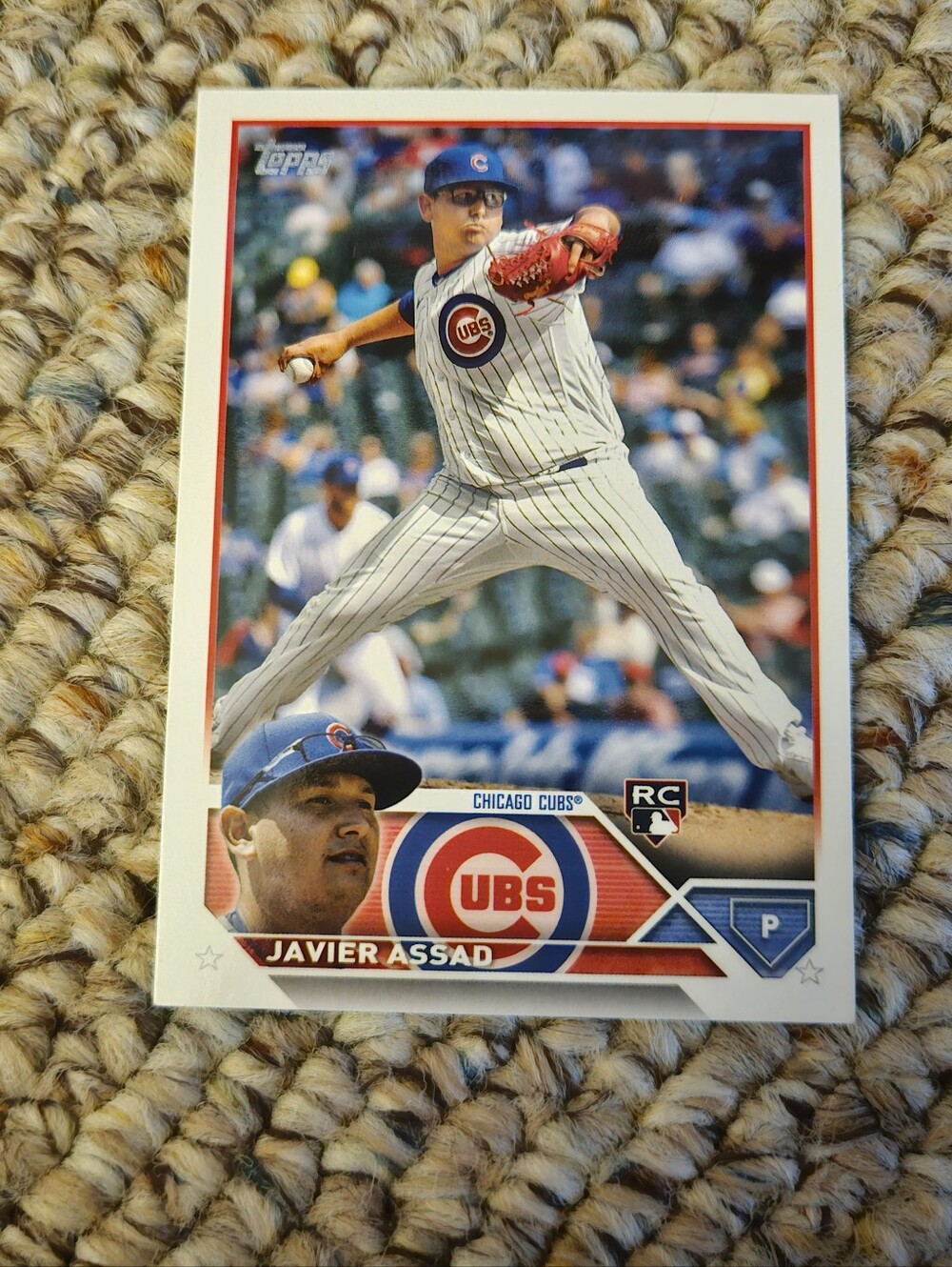 Topps Chicago Cubs Javier Assad Card